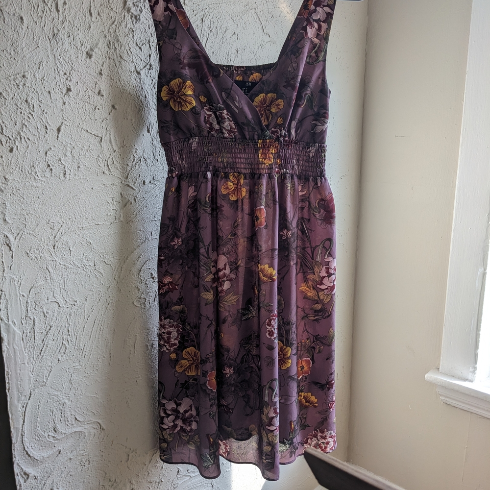 Floral Purple Dress